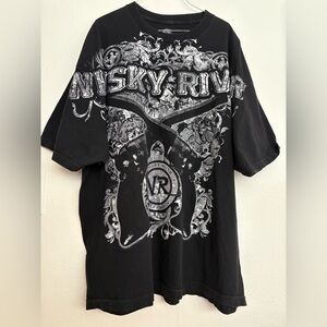 🖤Vintage Y2K Whiskey River Graphic Tee🖤